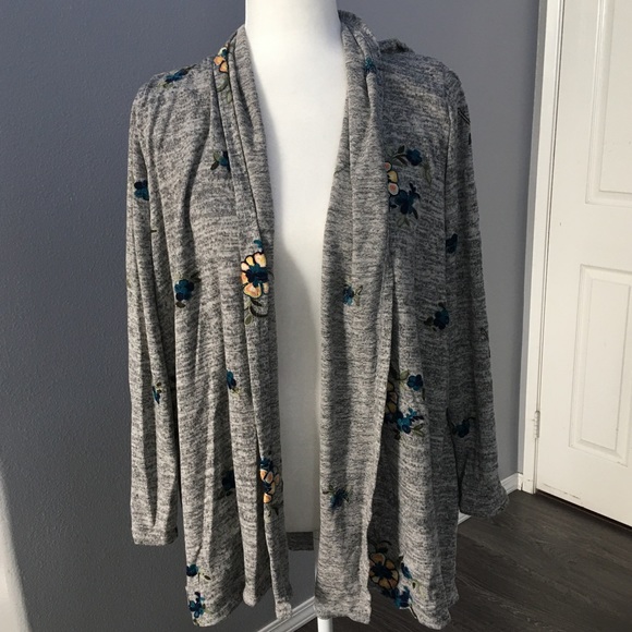 Fig and flowers open front cardigan - Picture 1 of 11